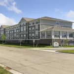 Carver Oaks exterior entrance view